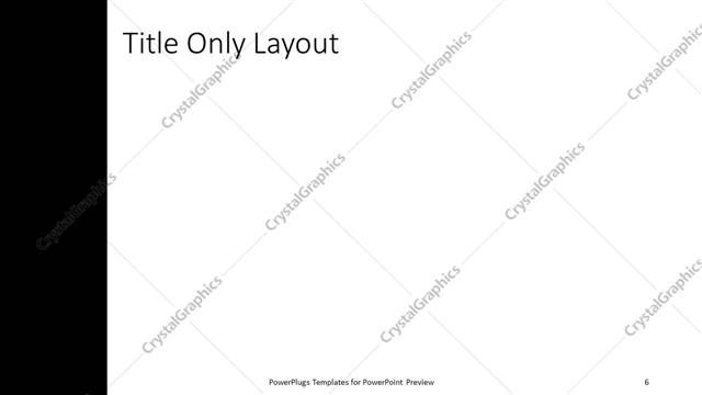 Title Only presentation slide layout