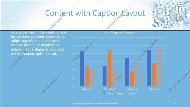 Content with Caption presentation slide layout