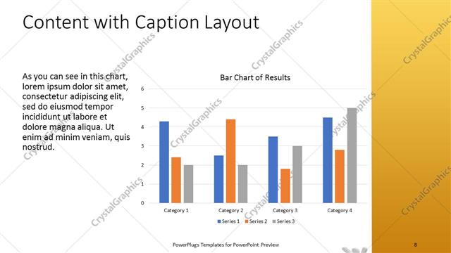 Content with Caption presentation slide layout
