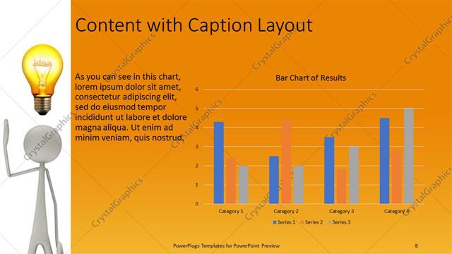 Content with Caption presentation slide layout