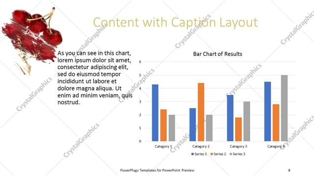 Content with Caption presentation slide layout