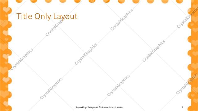 Title Only presentation slide layout