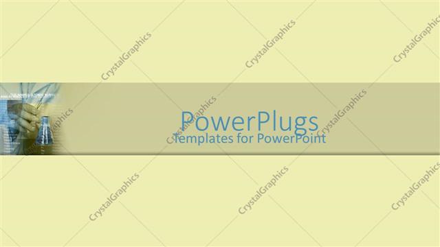  Presentation with science - An off white background with place for text