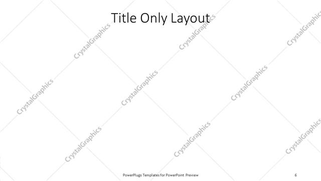 Title Only presentation slide layout