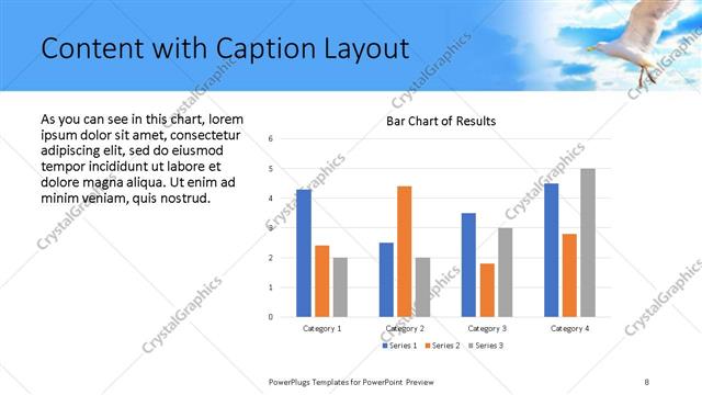 Content with Caption presentation slide layout
