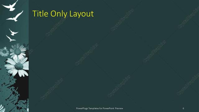 Title Only presentation slide layout