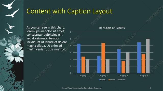 Content with Caption presentation slide layout