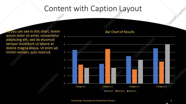 Content with Caption presentation slide layout