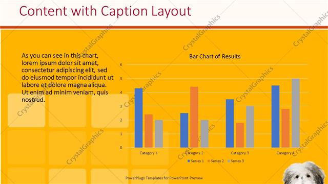 Content with Caption presentation slide layout