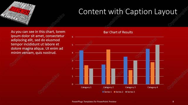 Content with Caption presentation slide layout