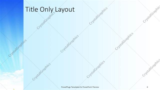 Title Only presentation slide layout