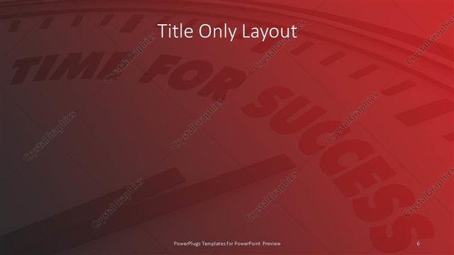 Title Only presentation slide layout