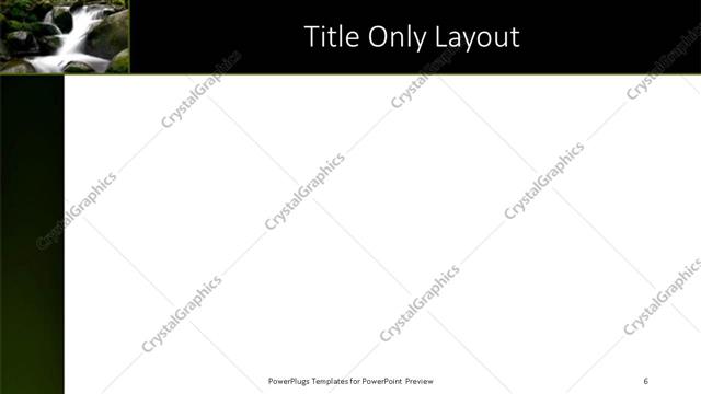 Title Only presentation slide layout