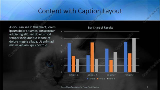 Content with Caption presentation slide layout