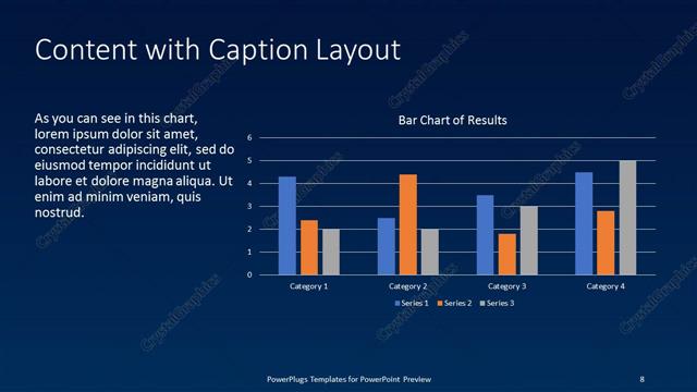 Content with Caption presentation slide layout