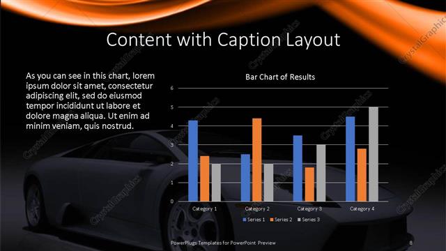 Content with Caption presentation slide layout
