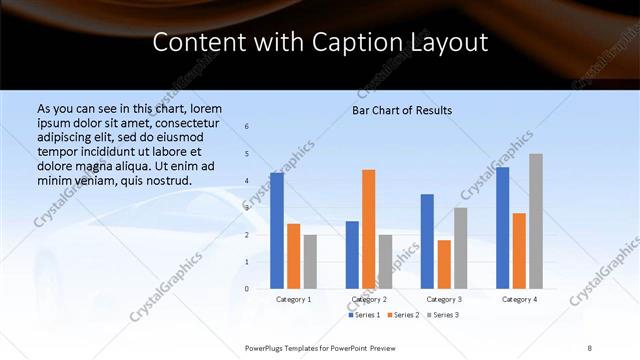 Content with Caption presentation slide layout