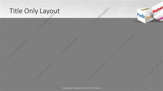 Title Only presentation slide layout