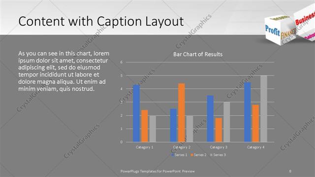 Content with Caption presentation slide layout