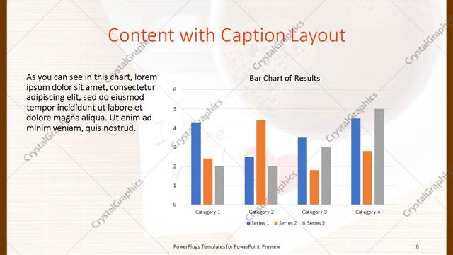 Content with Caption presentation slide layout