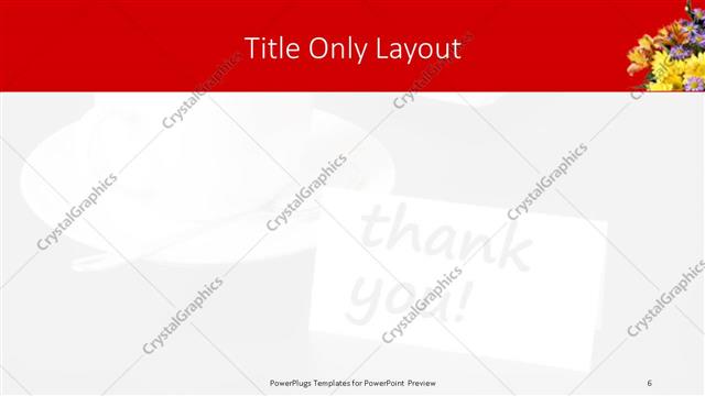 Title Only presentation slide layout