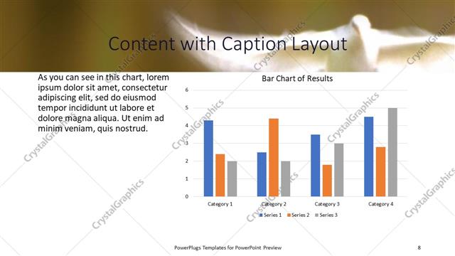 Content with Caption presentation slide layout