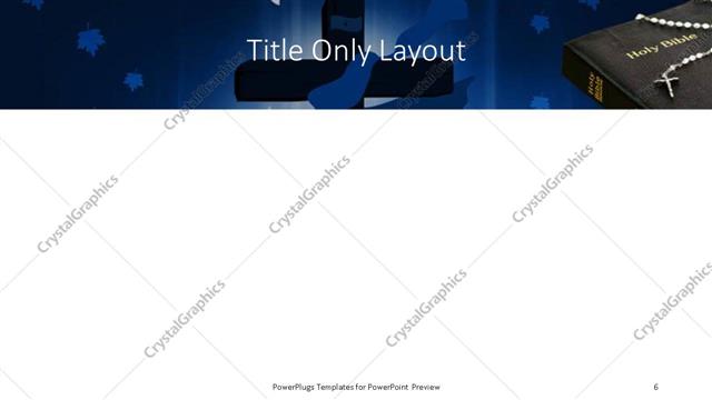 Title Only presentation slide layout