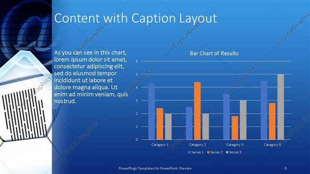 Content with Caption presentation slide layout