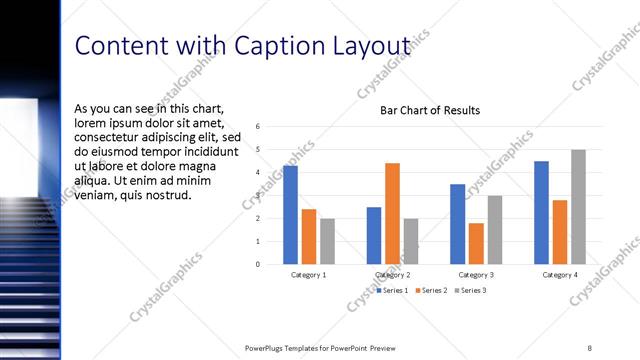 Content with Caption presentation slide layout