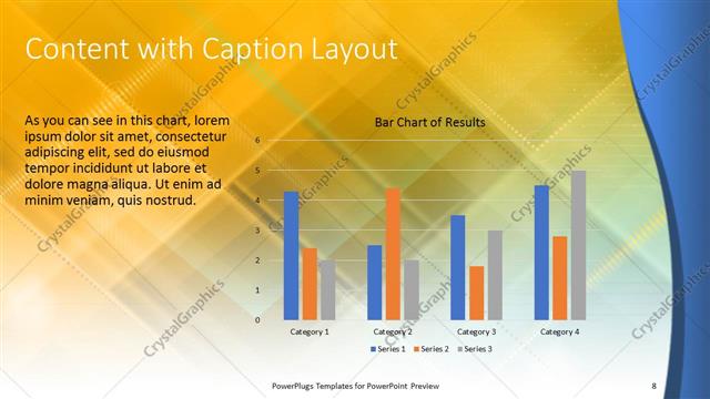Content with Caption presentation slide layout