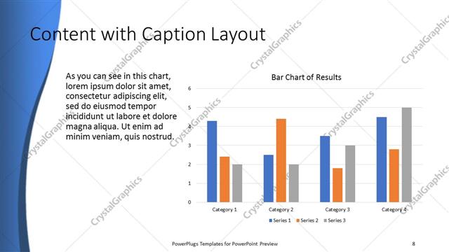 Content with Caption presentation slide layout