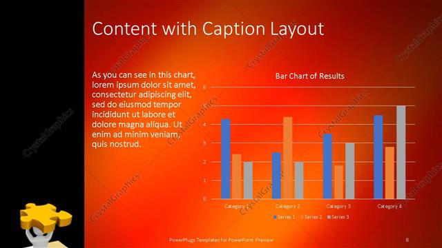 Content with Caption presentation slide layout