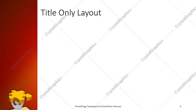 Title Only presentation slide layout