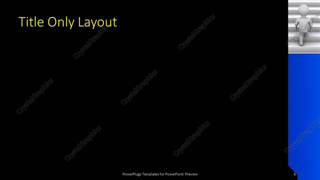 Title Only presentation slide layout