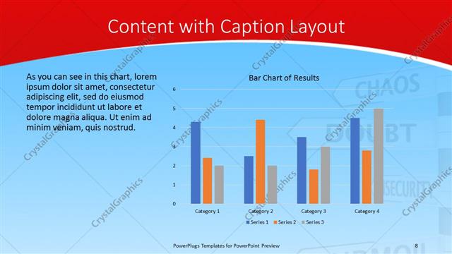 Content with Caption presentation slide layout