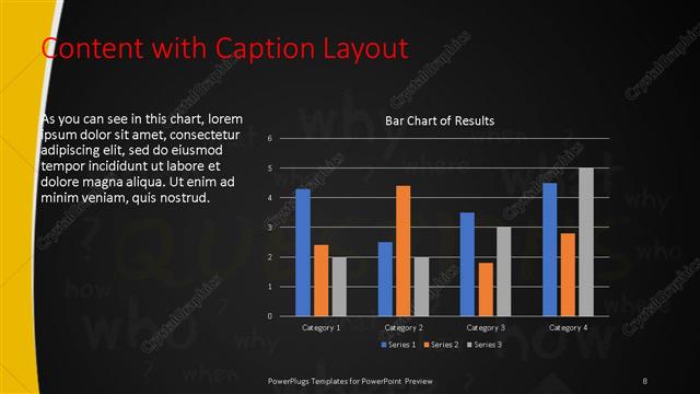 Content with Caption presentation slide layout