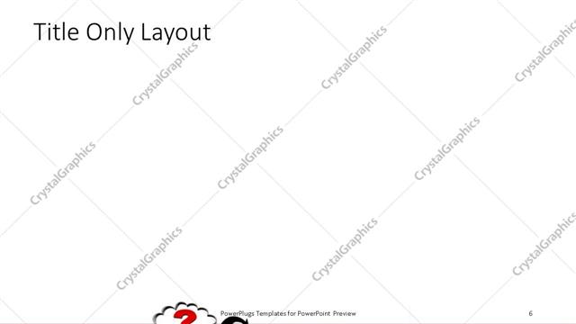 Title Only presentation slide layout