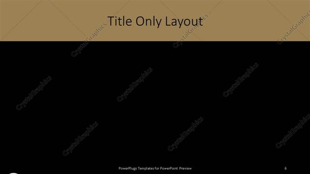 Title Only presentation slide layout