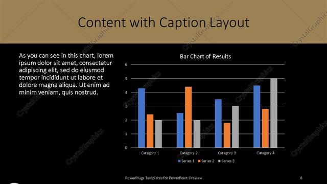 Content with Caption presentation slide layout