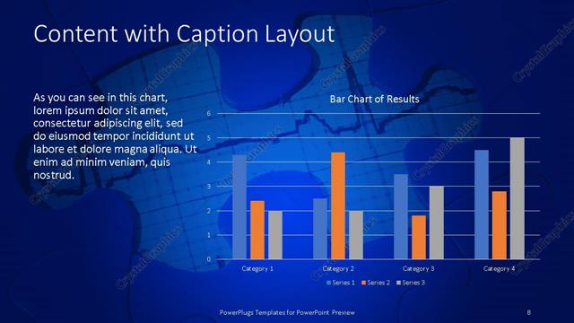Content with Caption presentation slide layout