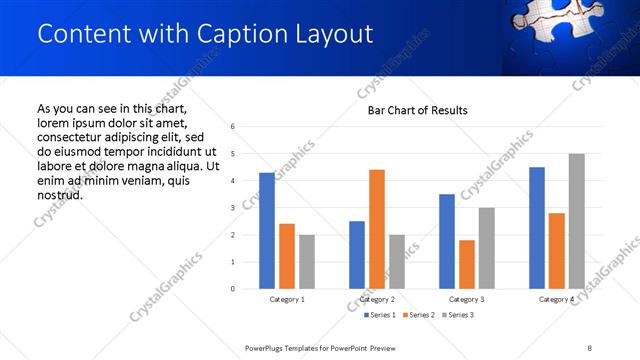 Content with Caption presentation slide layout
