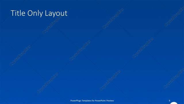 Title Only presentation slide layout