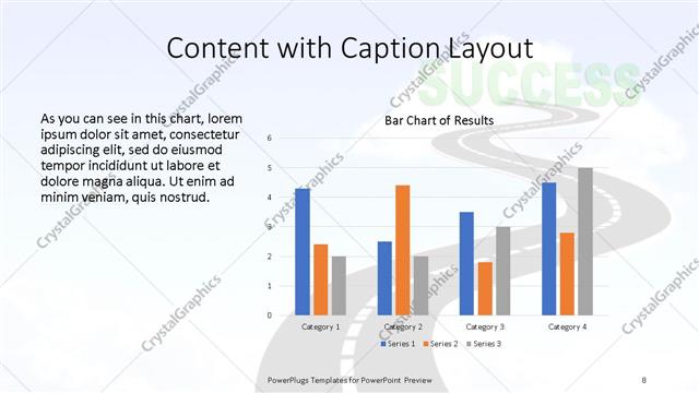 Content with Caption presentation slide layout