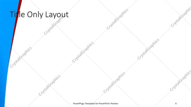 Title Only presentation slide layout