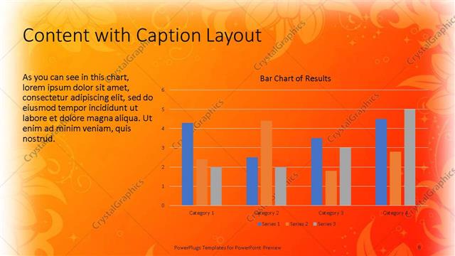 Content with Caption presentation slide layout