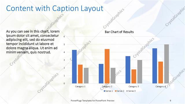 Content with Caption presentation slide layout