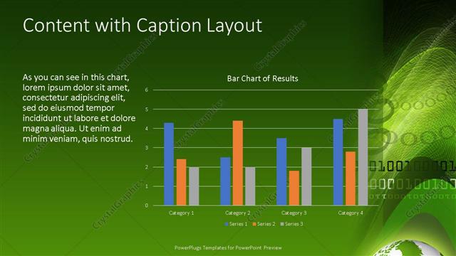 Content with Caption presentation slide layout