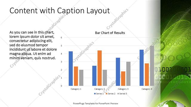 Content with Caption presentation slide layout