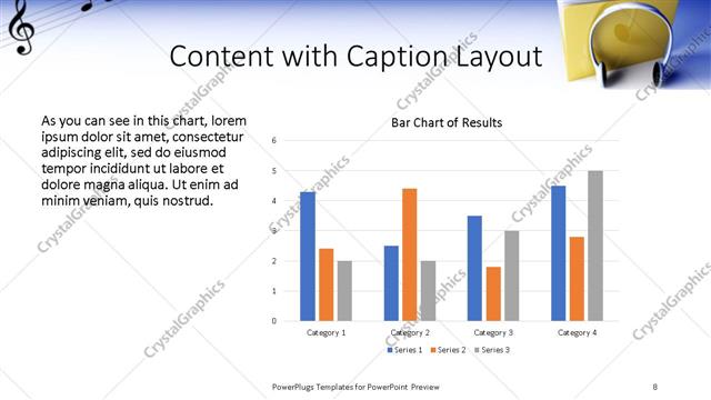 Content with Caption presentation slide layout