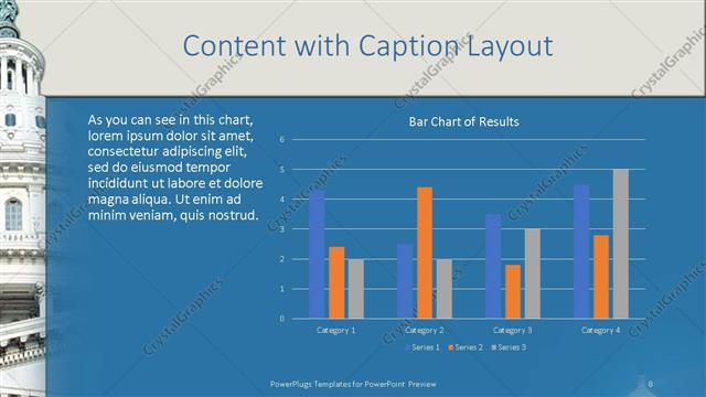 Content with Caption presentation slide layout